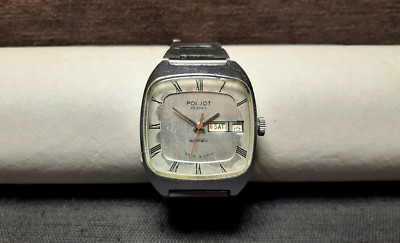 Soviet watch Poljot automatic USSR 1980's Caliber 2627.H Classic Soviet era