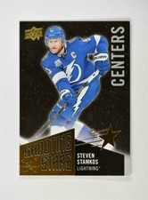 2018-19 UD Series 1 Shooting Stars Centers Black #SSC-4 Steven Stamkos