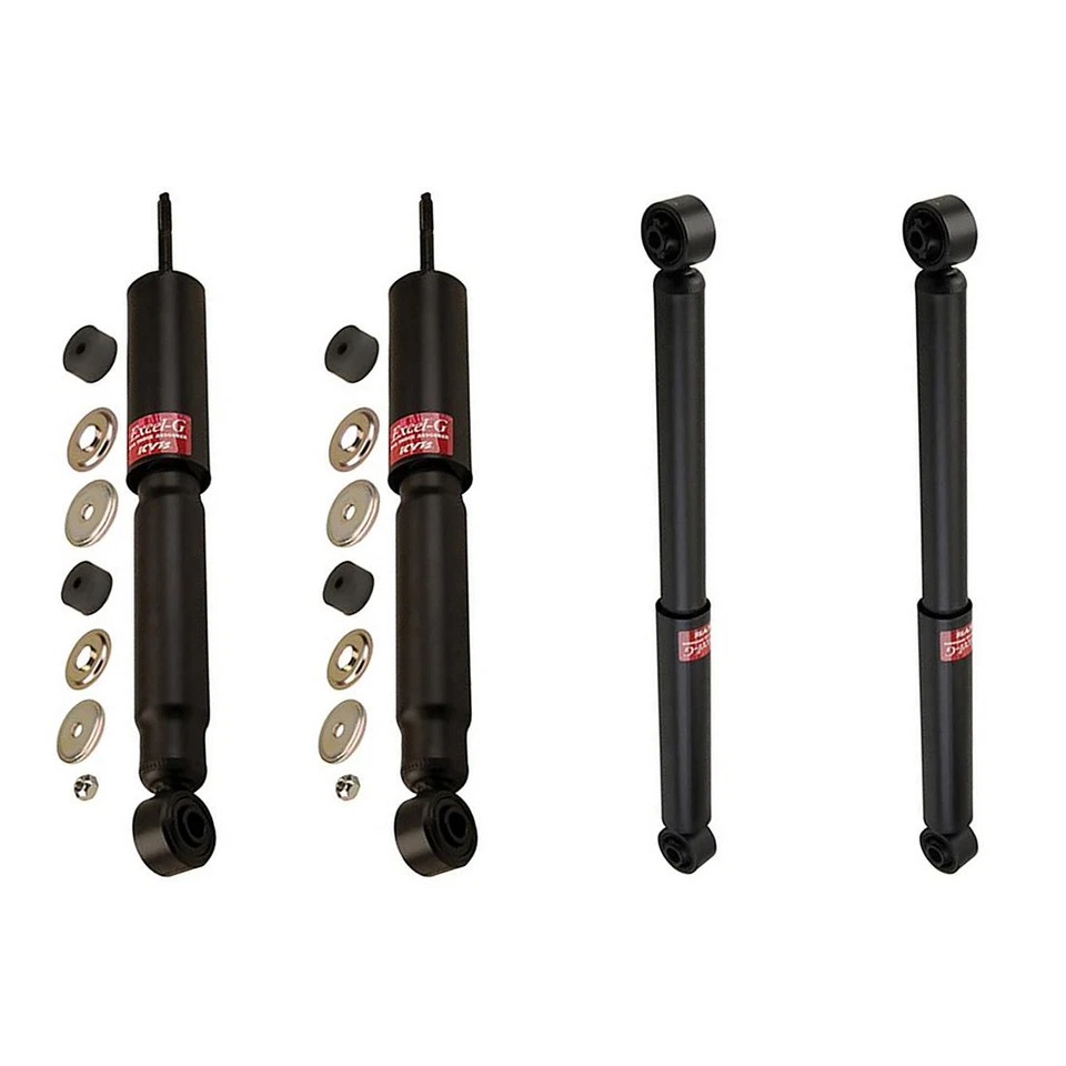 Kit de 4 piezas de amortiguador delantero y trasero KYB Excel-G para camioneta Chevy GMC Foto 2 de 4