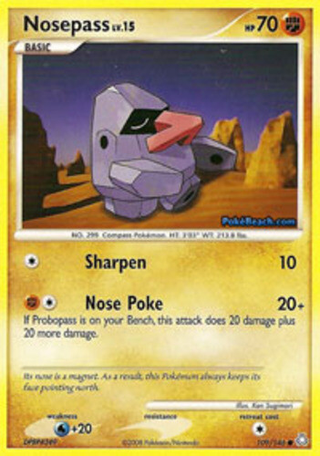 Pokemon - Nosepass - 109/146 - Common - Legends Awakened - NM
