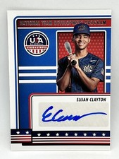 Elijah Clayton 2023 Panini USA Stars & Stripe NATIONAL DEVELOPMENT PROGRAM AUTO