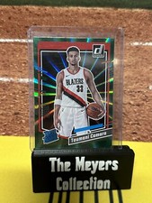 2023-24 Donruss #245 Toumani Camara Green Laser Holo RR Rated Rookie Blazers