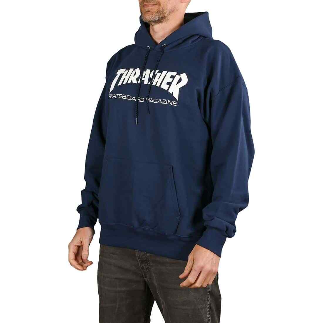 Thrasher Skate Mag Pullover Hoodie - Navy | eBay