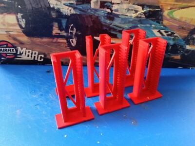 5x Airfix MRRC 1/32 Motor Ace Track & Bridge Supports