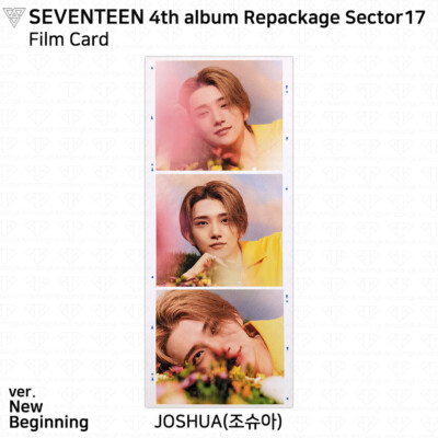 SEVENTEEN 4th Album Repackage Sector17 Official Sticker Film Card