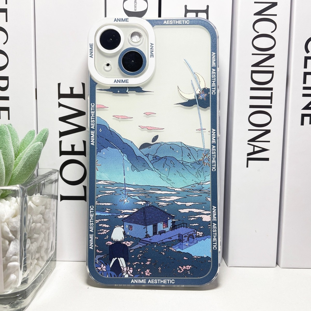 Anime Aesthetic Case For iPhone 16 15 14 13 12 11 Mini Pro Max