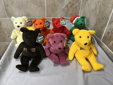 Bam Beanos Baseball Bears Vintage- Lot Of 7 New With Tags