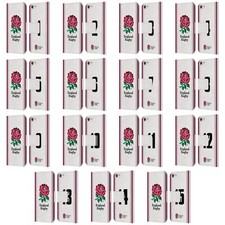 ENGLAND RUGBY UNION 2023/24 PLAYERS HOME KIT LEATHER BOOK CASE APPLE iPOD TOUCH