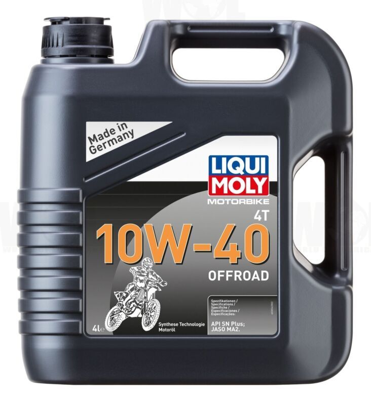 Liqui Moly 10W40 4T Stroke Off Road Motorbike Semi Synthetic Engine Oil 3056 4L