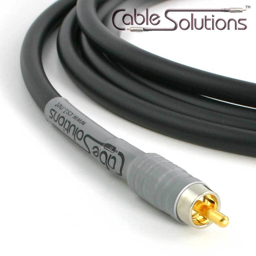 Cable Solutions Signature Series 77 Subwoofer Interconnect Cable 11m Tani, gwarancja jakości