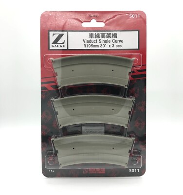 Rokuhan R066 Rail Courbe Inclinée / Inclined Curve Track R195mm 30 ° 6pcs - Z eB