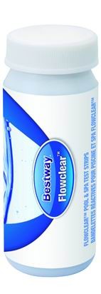 Tiras De Prueba Para Piscinas Bestway Flowclear 3 En 1 50 Piezas