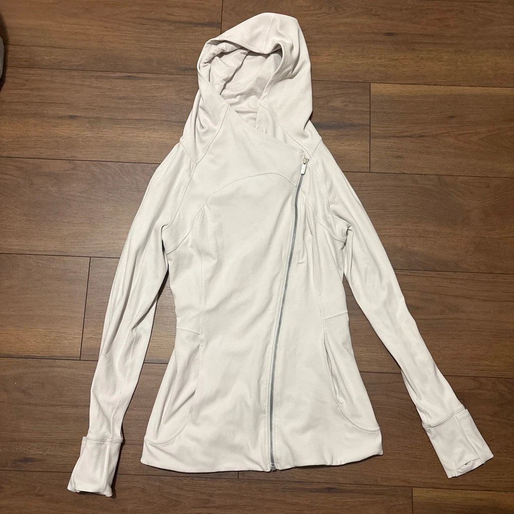 lululemon Define Hooded Jacket アイボリー Lululemon Define White Activewear Jackets for Women for sale - eBay
