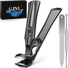 Toenail Clippers for Seniors Thick Toenails, 2024 Upgrade Angled Head Large Toe