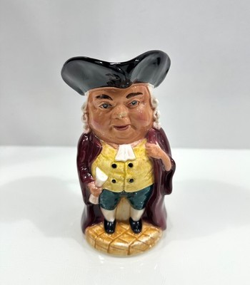 Vintage Burlington Ware ''Squeaker'' Character Jug   1950s English Ceramic Pitcher