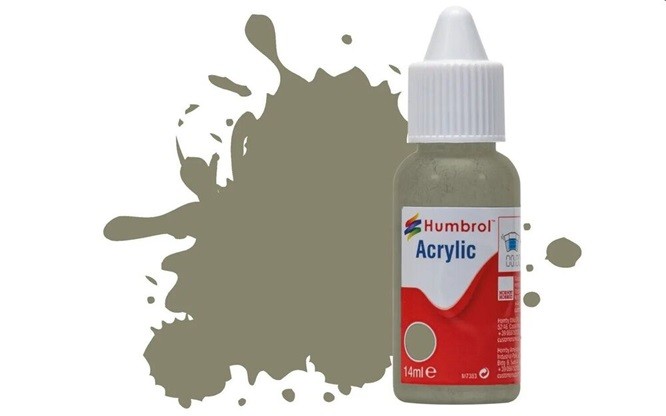 Humbrol DB0240 - HUMBROL Acrylic Dropper Bottle 14Ml No.240 RLM 02 Gray Matt