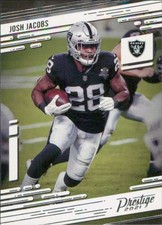 2021 PANINI PRESTIGE #142 JOSH JACOBS LAS VEGAS RAIDERS FOOTBALL PACKERS