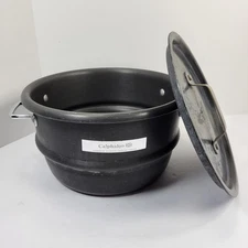 Calphalon 104 1/2N 4.5 Qt Commercial Anodized Aluminum Cookware Steamer Strainer