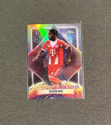 Wisdom Mike Wonderkids RC - Bayern München - Topps UCC Chrome 25/26