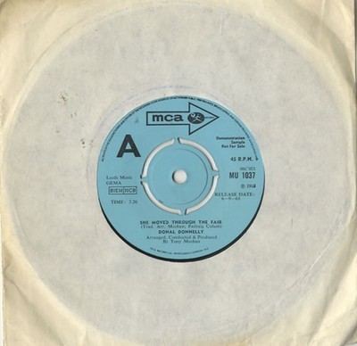 Donal Donnelly - She Moved Through The Fair / White Orange And Green - J5829z