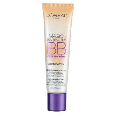 5 Pack L'Oreal Paris Magic Skin Beautifier Skin Cream, Medium 814, 1 fl oz