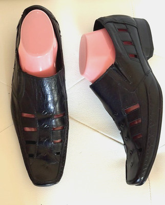 Moretti Collezione Italia Mens Dress Shoes Black Size 7