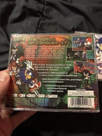 Sonic Adventure 1 & 2 Sega Dreamcast Bundle Tested Working Complete Authentic