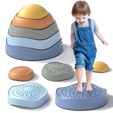 Best Lehoo Castle Stepping Stones for Kids, Non-Slip Toddler Stones, Indoor