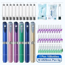 Kit de bolígrafo inyector de cartucho botellas de casete de 3 ml + aguja de 4/6/8 mm para estética