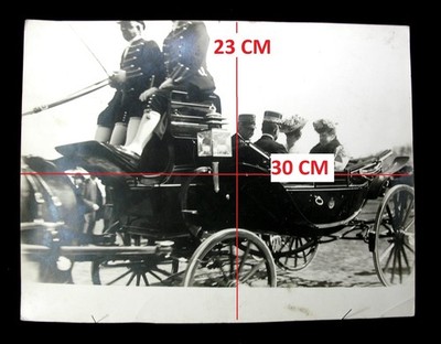 PHOTO CAMPO DI MARTE 1905 EMANUELE FILIBERTO ELENA D'AOSTA 
