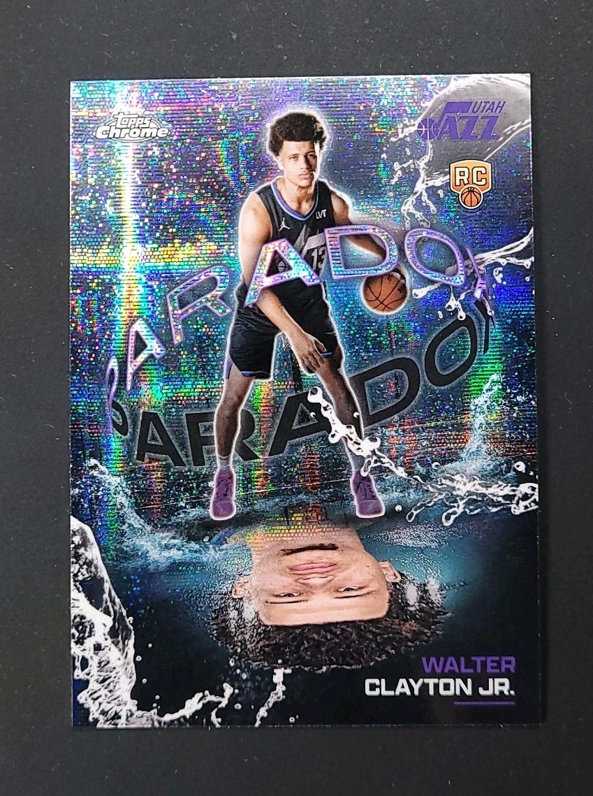 WALTER CLAYTON Jr - ROOKIE PARADOX 2025/26 Topps Chrome NBA CASE HIT SSP RC