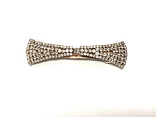 Rhinestone Bow Shaped Barrette Prom Wedding Formal