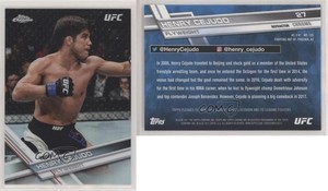 2017 Topps Chrome UFC Refractor Henry Cejudo #27