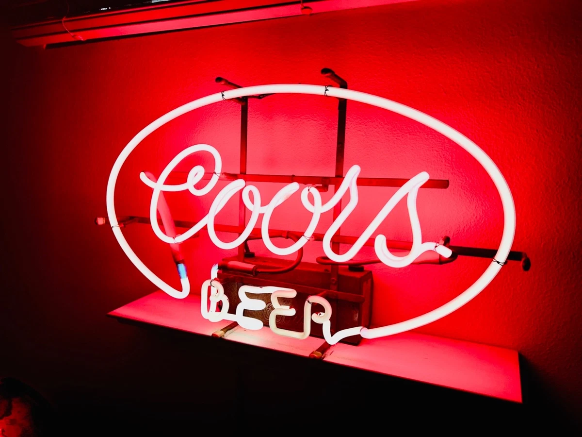 vintage coors beer neon sign products for sale | eBay