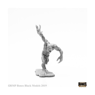 Reaper Bones Black Mini 28mm Moor Troll Pack New