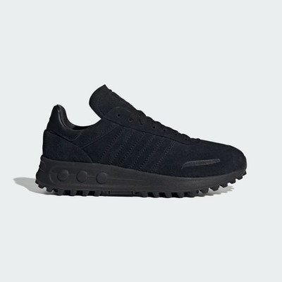 Adidas Originals LA Trainer XLG Wildleder Schuhe in Schwarz