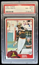 1981 Topps Ozzie Smith #254 Padres PSA 8.5