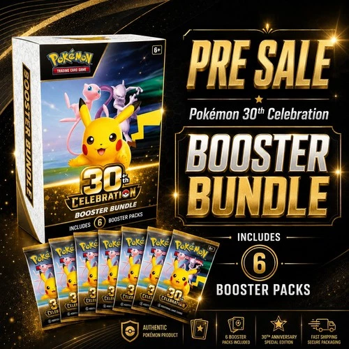 Pre-Sale Pokemon 30th Anniversary Celebration Booster Bundle English