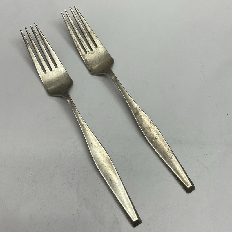 7 3/8"  Classique by Gorham Sterling Silver Place Fork 113.9g LOT of 2
