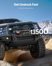 13500lb Electric Winch 12v Synthetic Rope Wireless Remote Truck Jeep 13500lb Electric Winch 12v Synthetic Rope Wireless Remote Truck Jeep