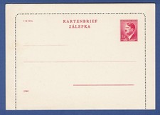 Kartenbrief B&ouml;hmen und M&auml;hren 1942, K 4 postfrisch