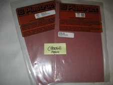Plastruct HO Scale 1:100 Brick Pattern Modeling Sheets Choice of 2