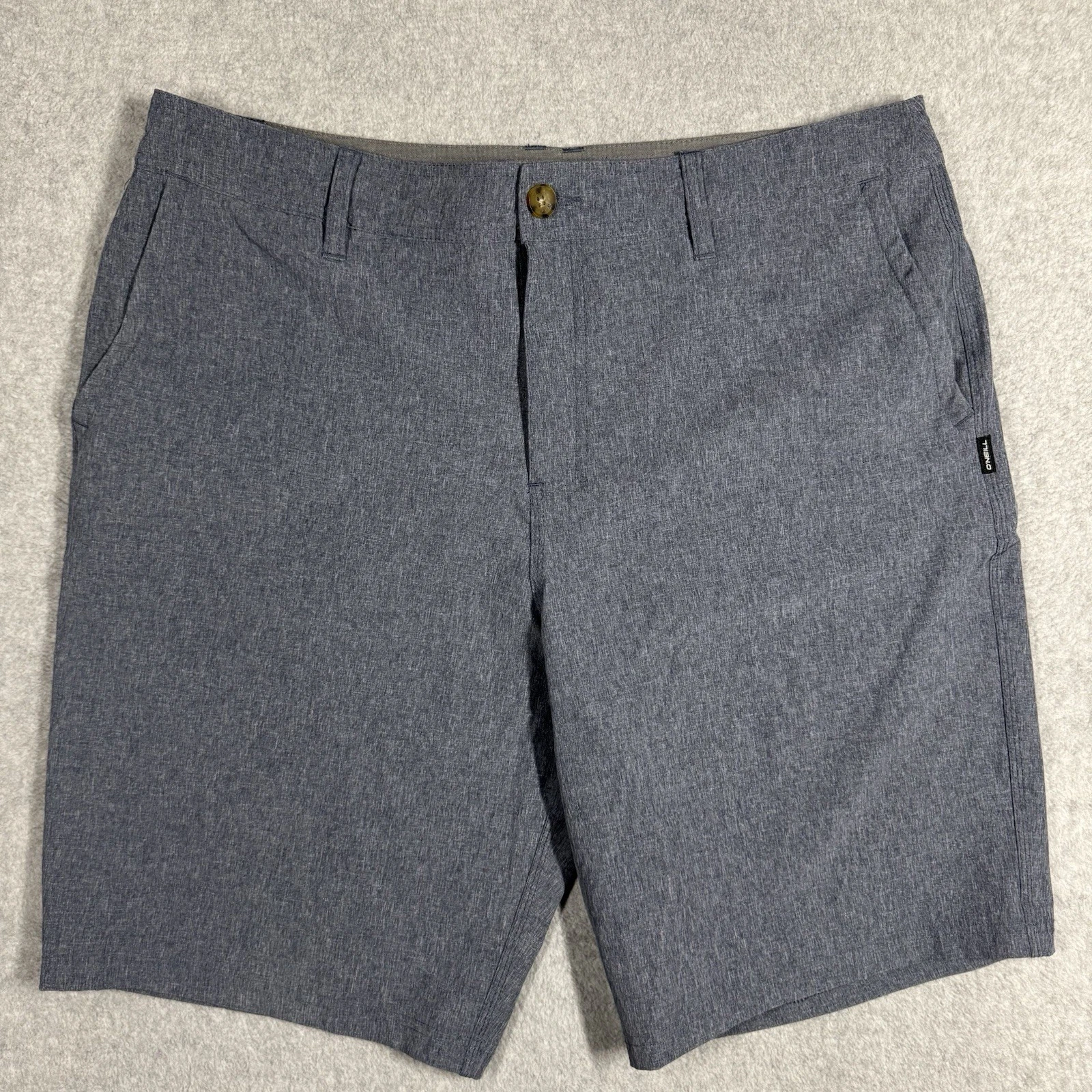O'Neill Hybrid Chino Shorts Mens 36 Blue Hyperfreak Stretch Hyperdry Beach