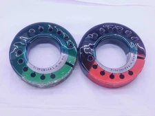 2" 12 UN 2A LEFT HAND THREAD RING GAGES 2.0 GO NO GO P.D.'S = 1.9441 & 1.9380