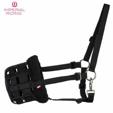 Imperial Riding Maulkorb Fressbremse mit Kunstfell