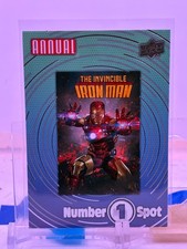2022-23 Upper Deck Marvel Annual Number 1 Spot #10 Invincible Iron Man