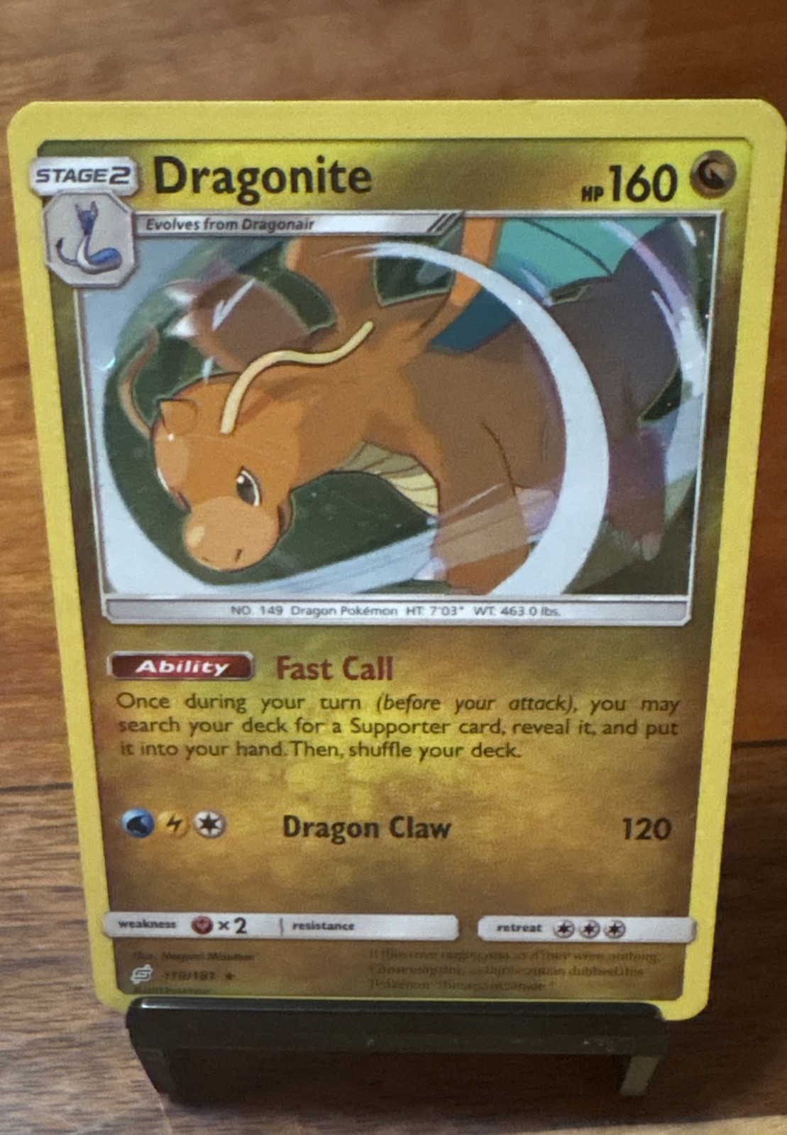 Dragonite 119/181 Sm-Team Up Holo