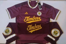 NEW W/TAG Portland Timbers 2024-25 Authentic Third Jersey & Hook Scarf (Mens L)