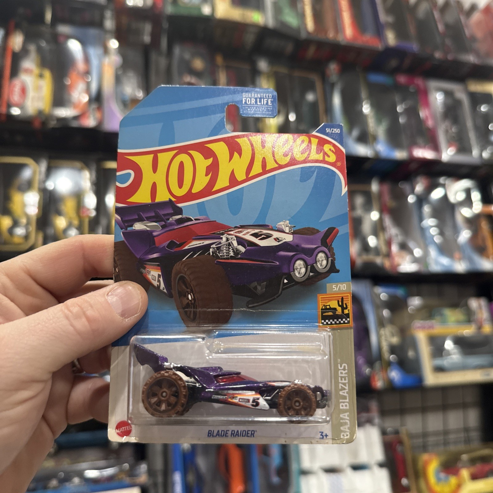 HOT WHEELS BLADE RAIDER 5/10 51/250 Purple Die Cast 1:64 ✨BUY 2 GET 1 FREE✨