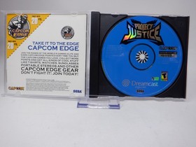Project Justice (Sega Dreamcast) Disc & Manual Only